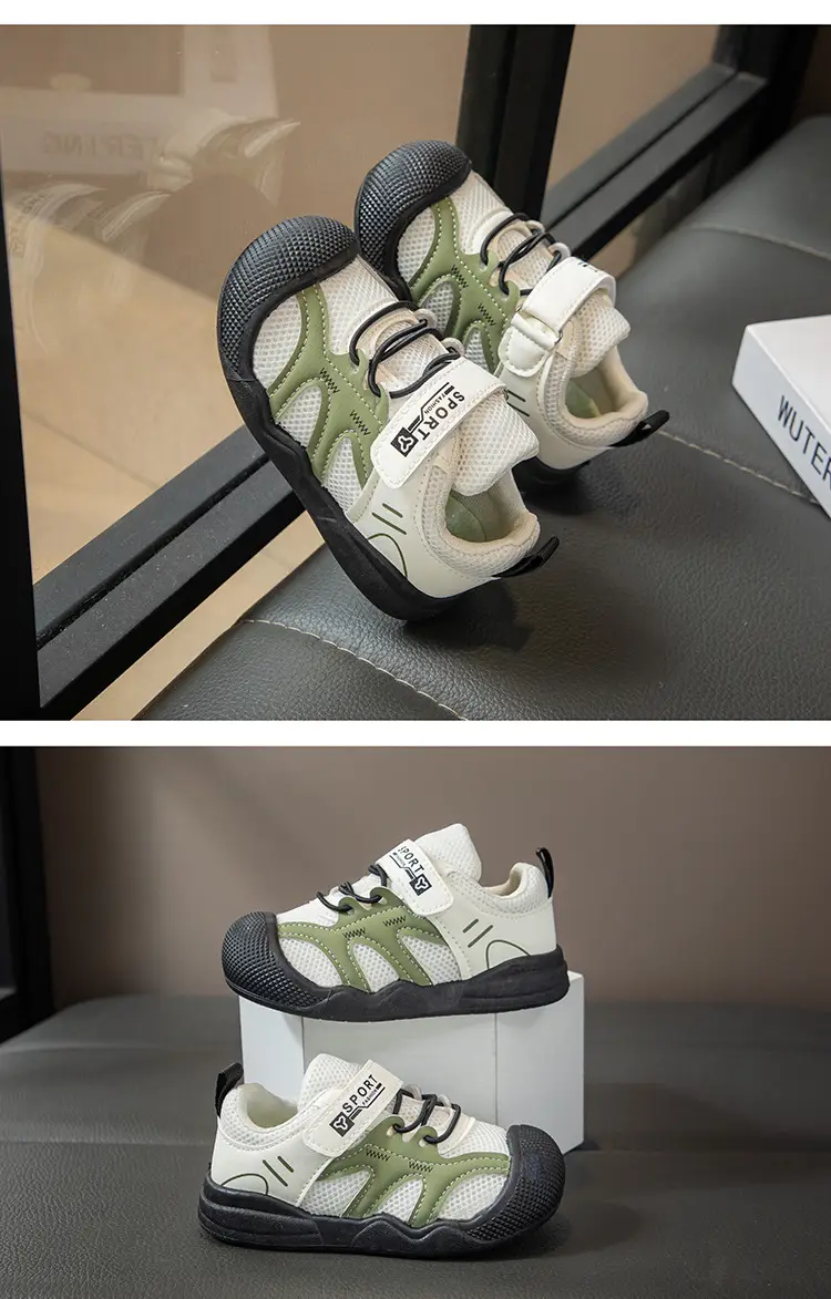 New Children's Sports Shoes, New Baby Breathable Mesh Girls' Summer Single Mesh Toddler Shoes, Baby Soft Soles — feature 3