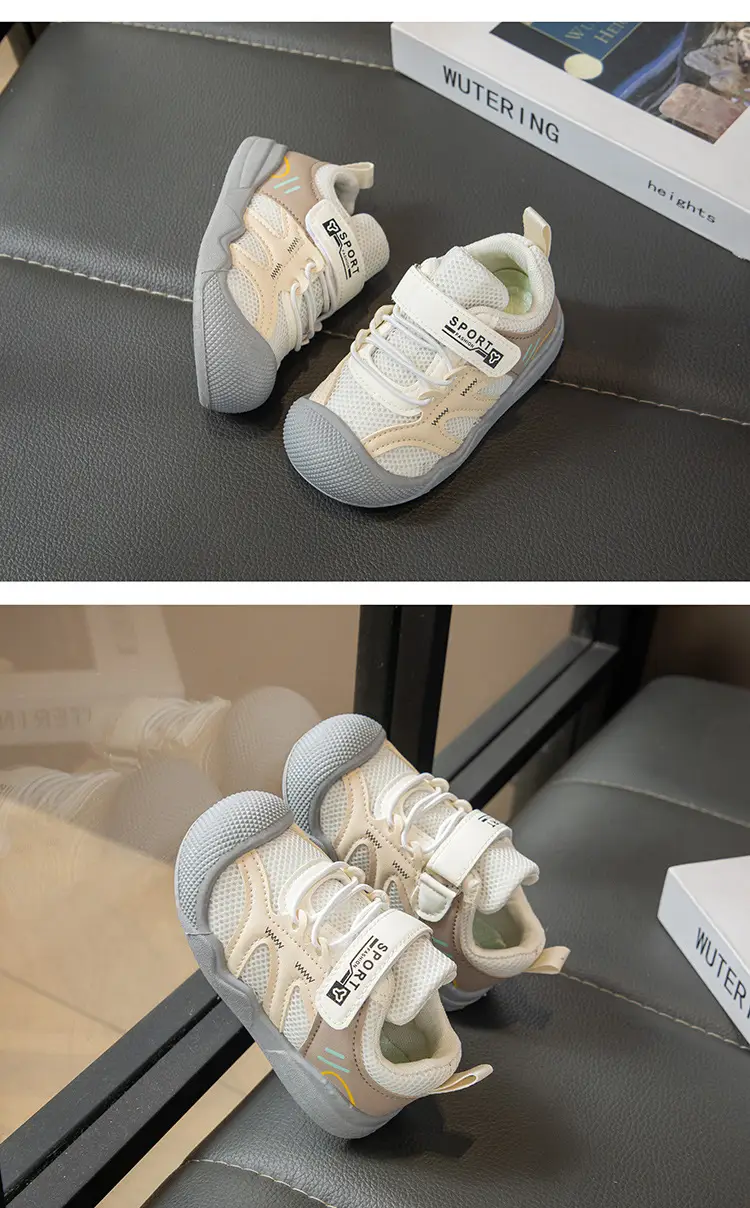 New Children's Sports Shoes, New Baby Breathable Mesh Girls' Summer Single Mesh Toddler Shoes, Baby Soft Soles — feature 5
