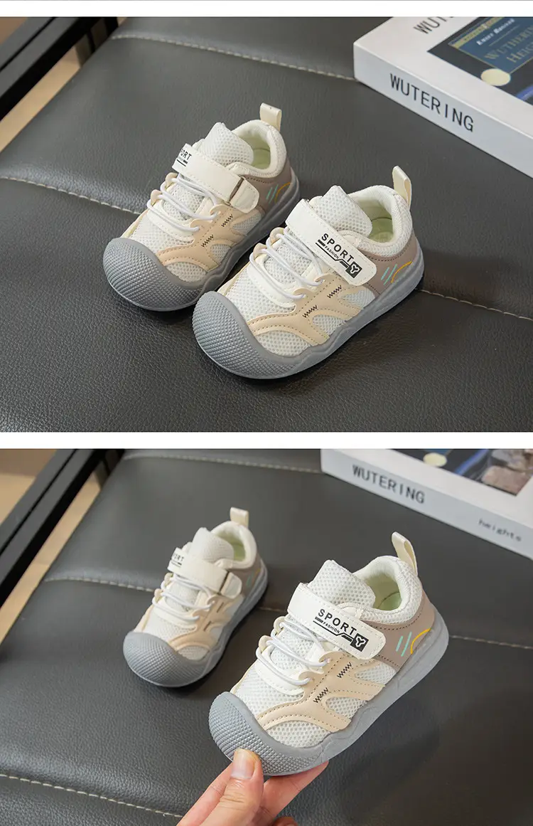 New Children's Sports Shoes, New Baby Breathable Mesh Girls' Summer Single Mesh Toddler Shoes, Baby Soft Soles — feature 8