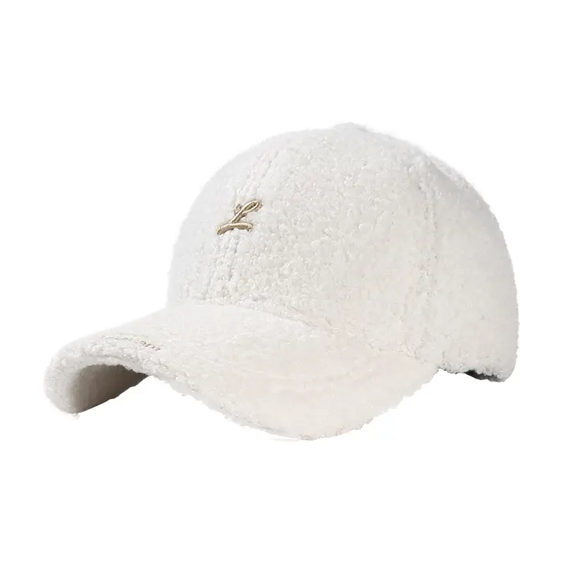Women's Grey Velvet Teddy Cap Large Head