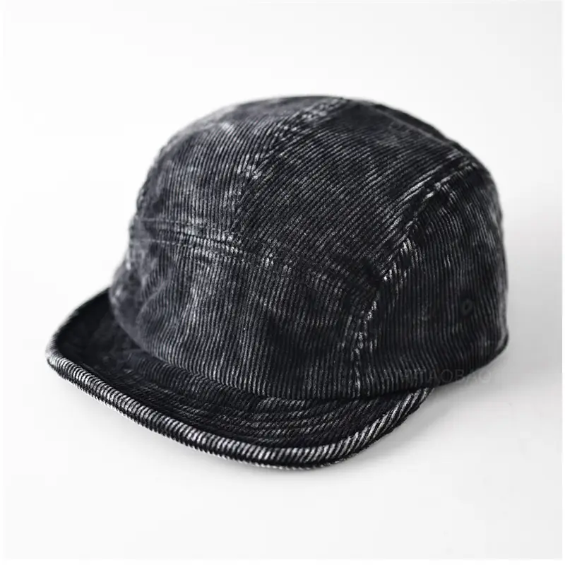Vintage Distressed Corduroy Baseball Cap Unisex - Image 8