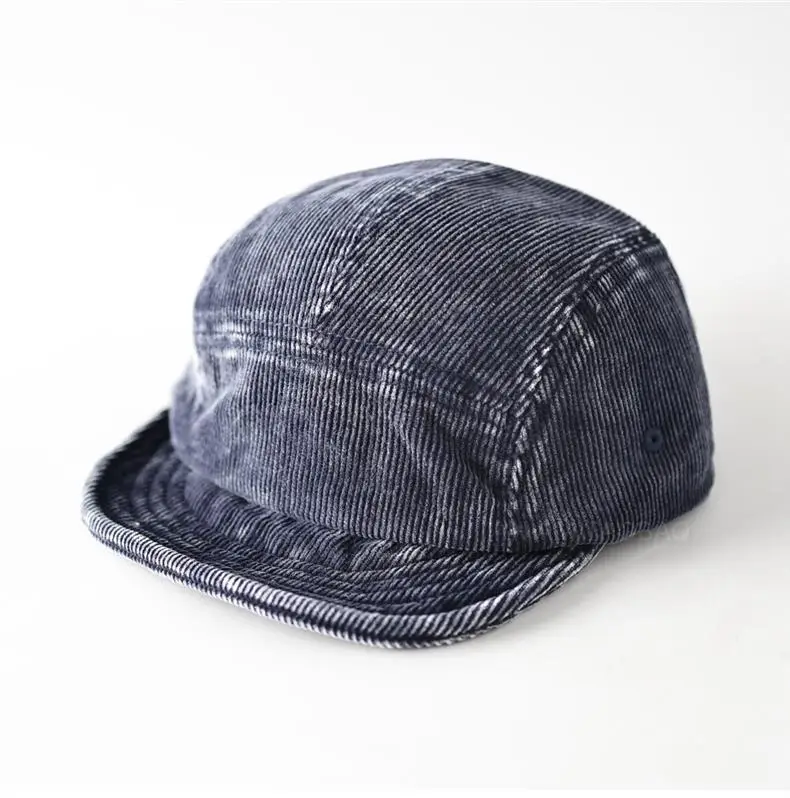 Vintage Distressed Corduroy Baseball Cap Unisex — feature 1