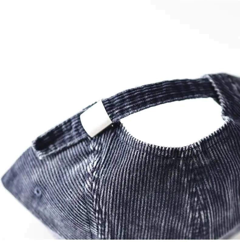 Vintage Distressed Corduroy Baseball Cap Unisex — feature 10