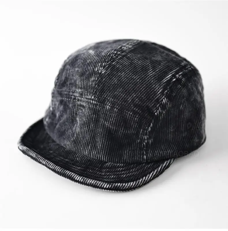 Vintage Distressed Corduroy Baseball Cap Unisex — feature 2