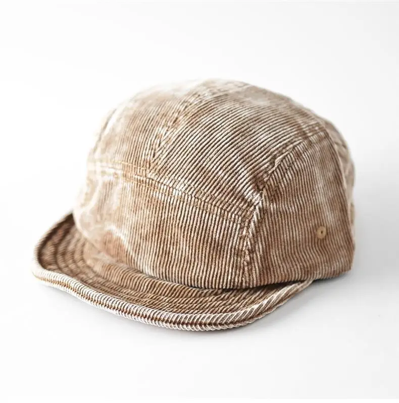 Vintage Distressed Corduroy Baseball Cap Unisex — feature 3