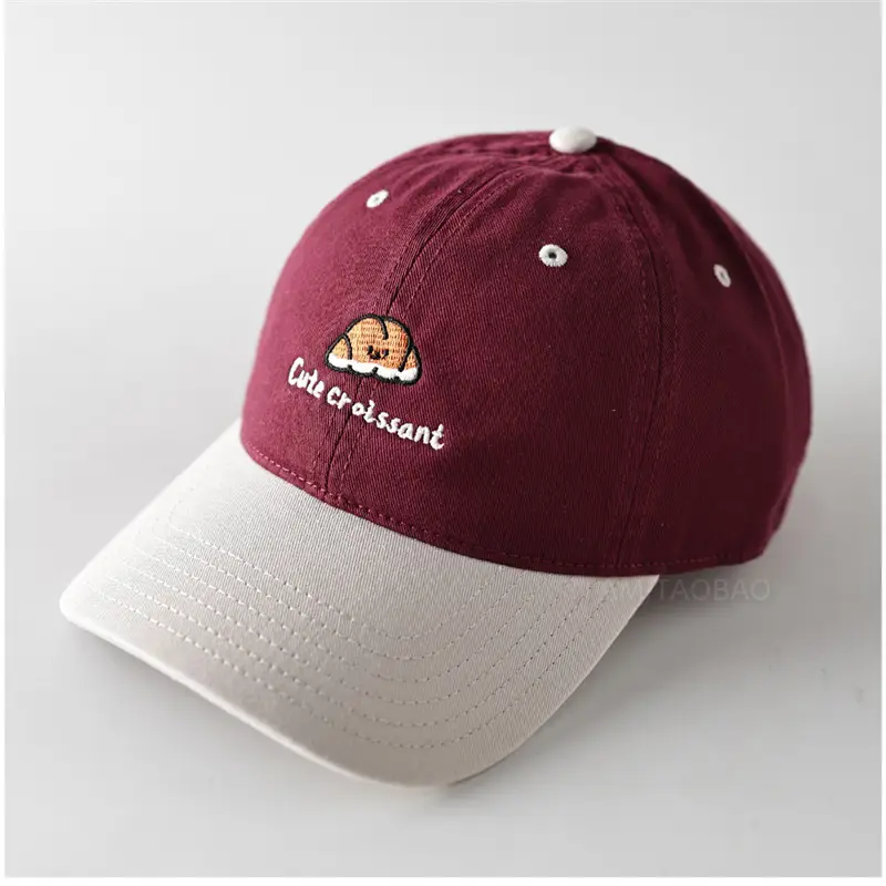 Cartoon Croissant Cap for Men Women Sunshade Duckbill - Image 15