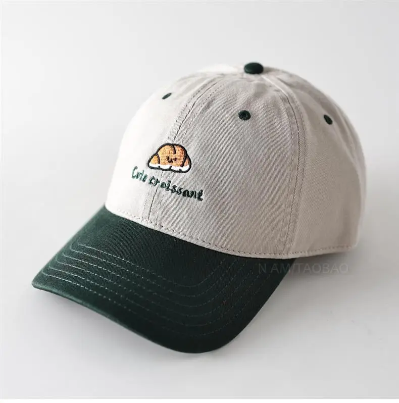Cartoon Croissant Cap for Men Women Sunshade Duckbill — feature 1