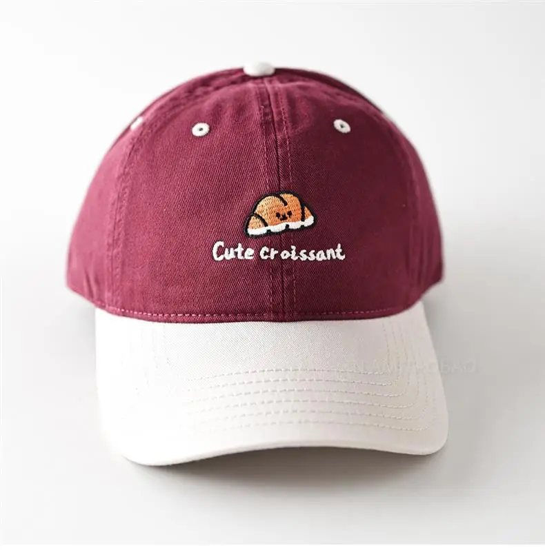 Cartoon Croissant Cap for Men Women Sunshade Duckbill — feature 10