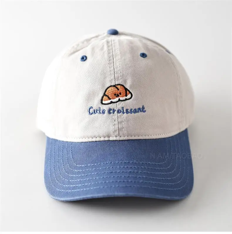 Cartoon Croissant Cap for Men Women Sunshade Duckbill — feature 11
