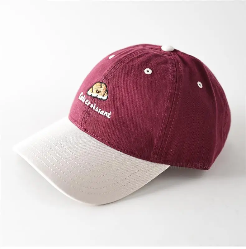 Cartoon Croissant Cap for Men Women Sunshade Duckbill — feature 12