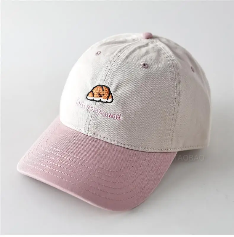 Cartoon Croissant Cap for Men Women Sunshade Duckbill — feature 13