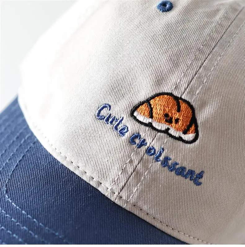 Cartoon Croissant Cap for Men Women Sunshade Duckbill — feature 16