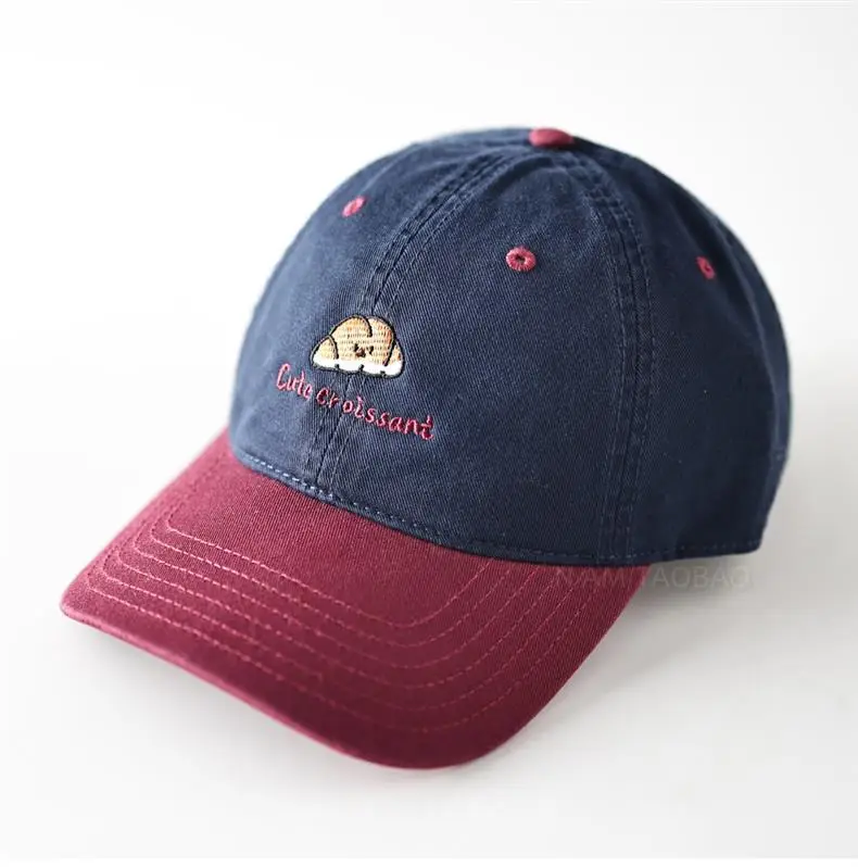 Cartoon Croissant Cap for Men Women Sunshade Duckbill — feature 4
