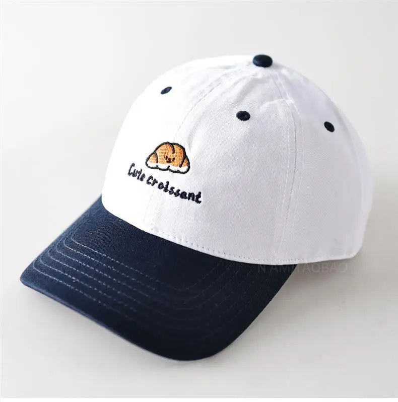 Cartoon Croissant Cap for Men Women Sunshade Duckbill — feature 5