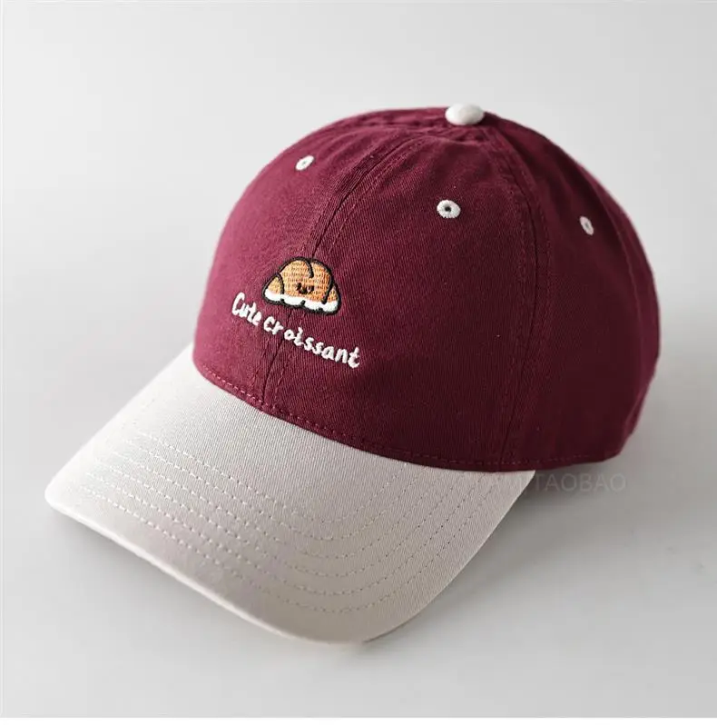 Cartoon Croissant Cap for Men Women Sunshade Duckbill — feature 7