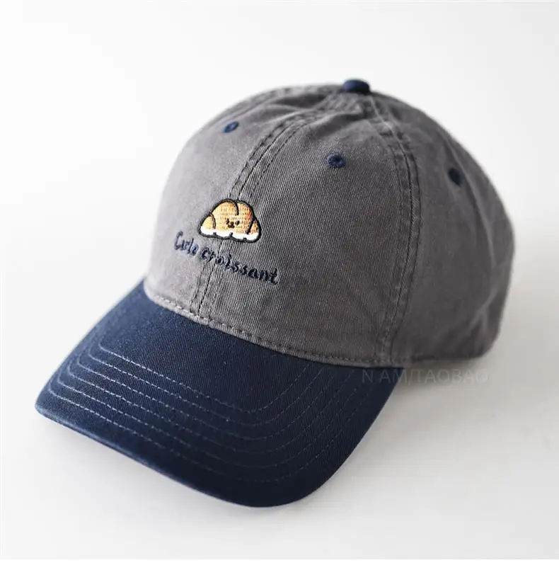 Cartoon Croissant Cap for Men Women Sunshade Duckbill — feature 8