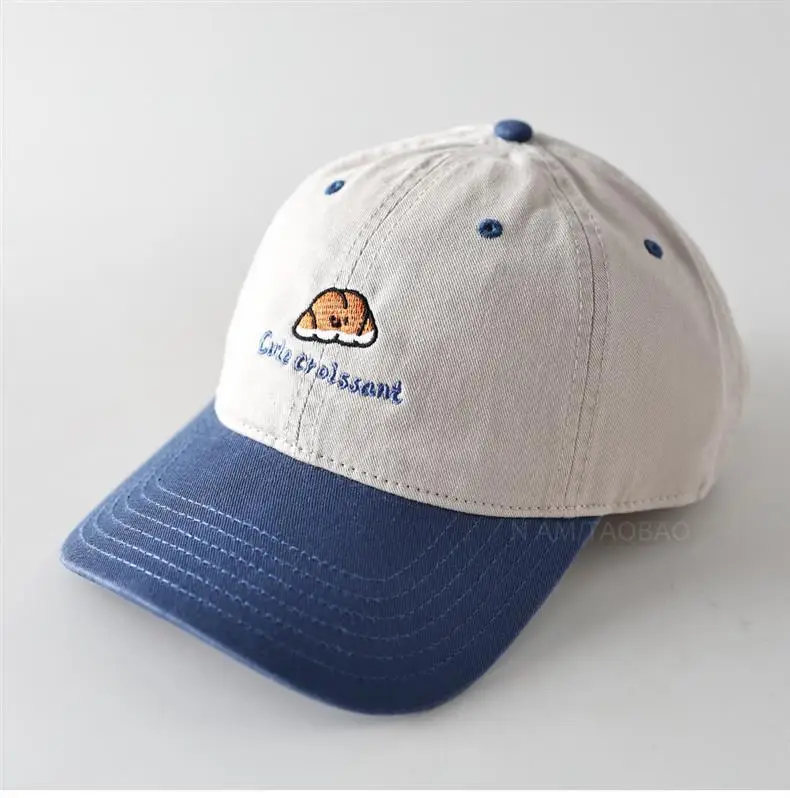 Cartoon Croissant Cap for Men Women Sunshade Duckbill — feature 9
