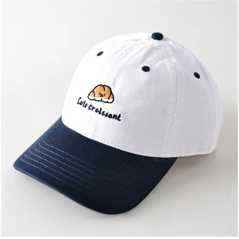 Cartoon Croissant Cap for Men Women Sunshade Duckbill - Image 10