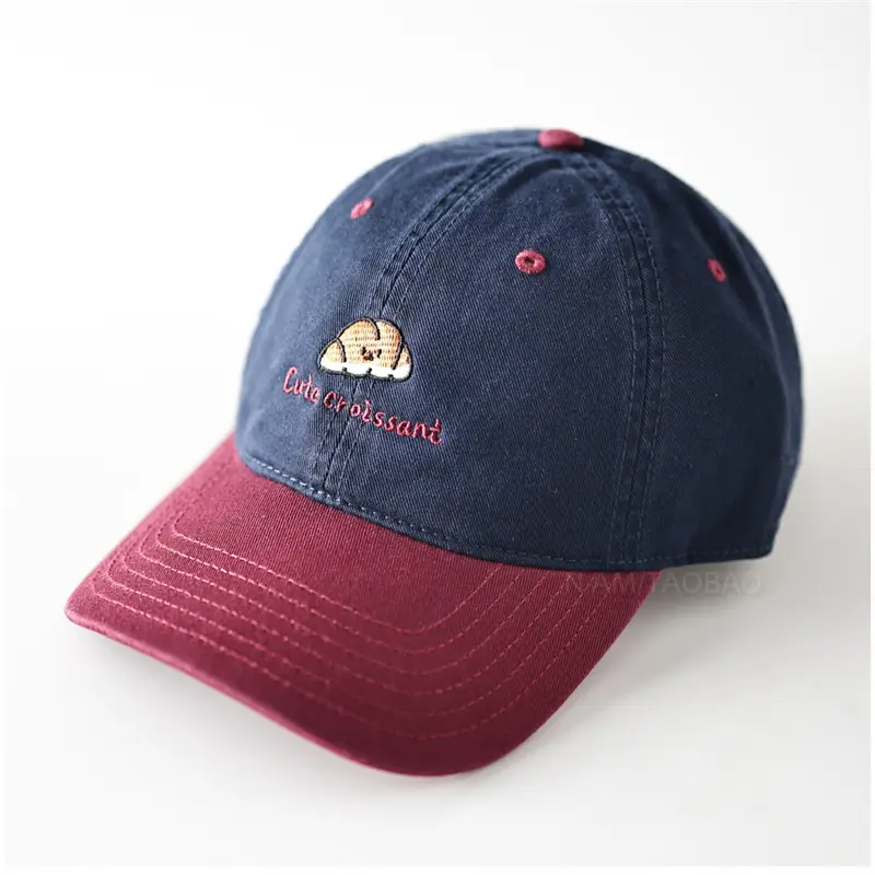 Cartoon Croissant Cap for Men Women Sunshade Duckbill - Image 2