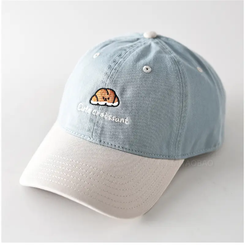 Cartoon Croissant Cap for Men Women Sunshade Duckbill - Image 3