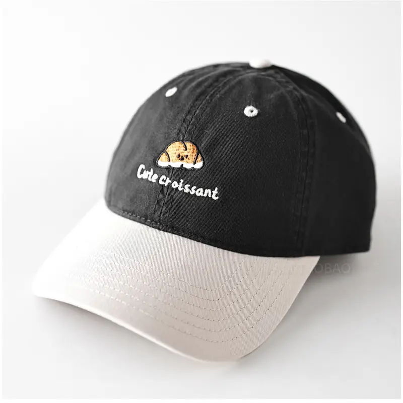 Cartoon Croissant Cap for Men Women Sunshade Duckbill - Image 4