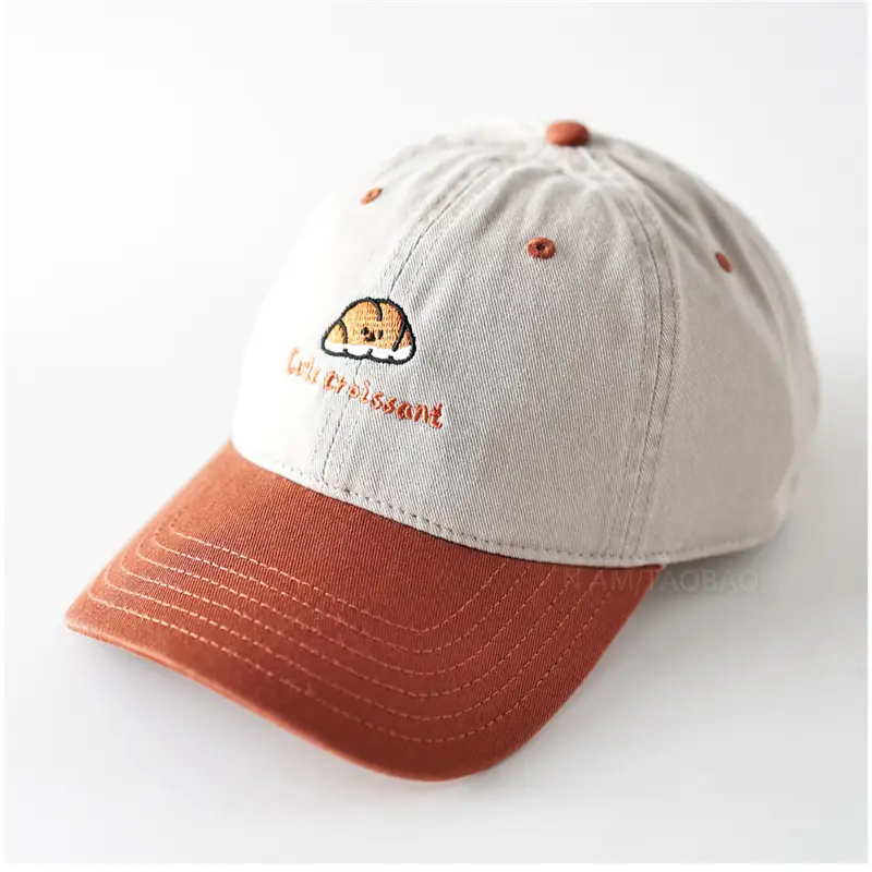 Cartoon Croissant Cap for Men Women Sunshade Duckbill - Image 6