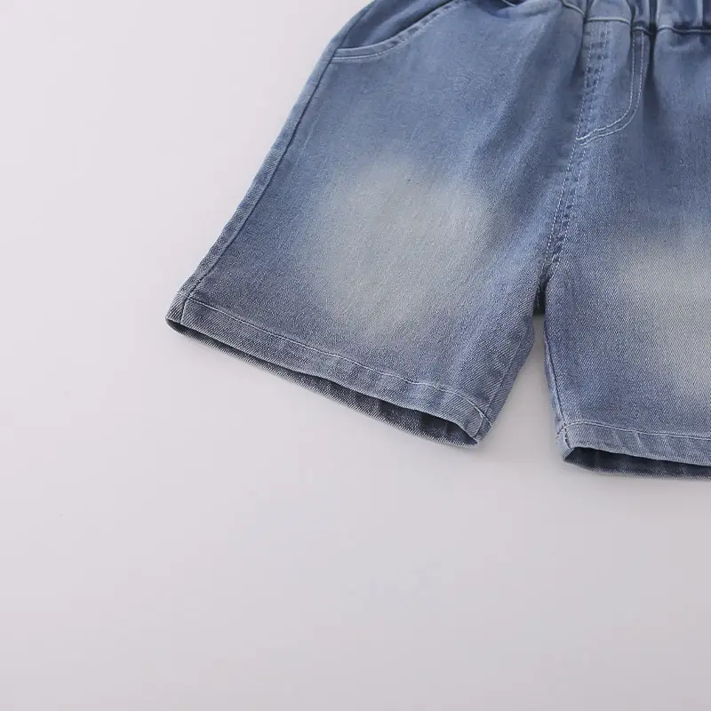 Boys Navy Blue White Polo Shorts Set Summer โ feature 9