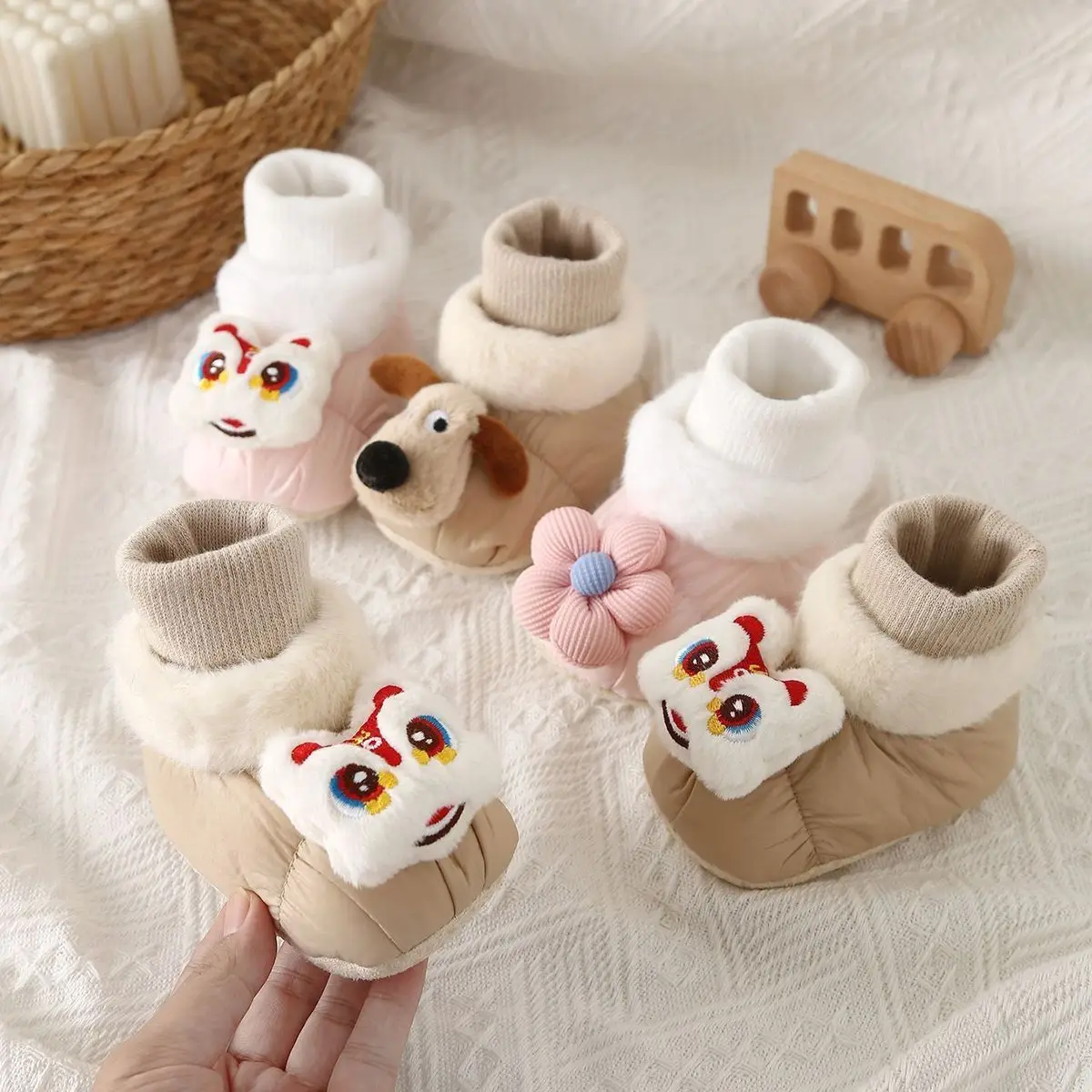 Pink Cartoon Baby Shoes for 0-3 Years — feature 10