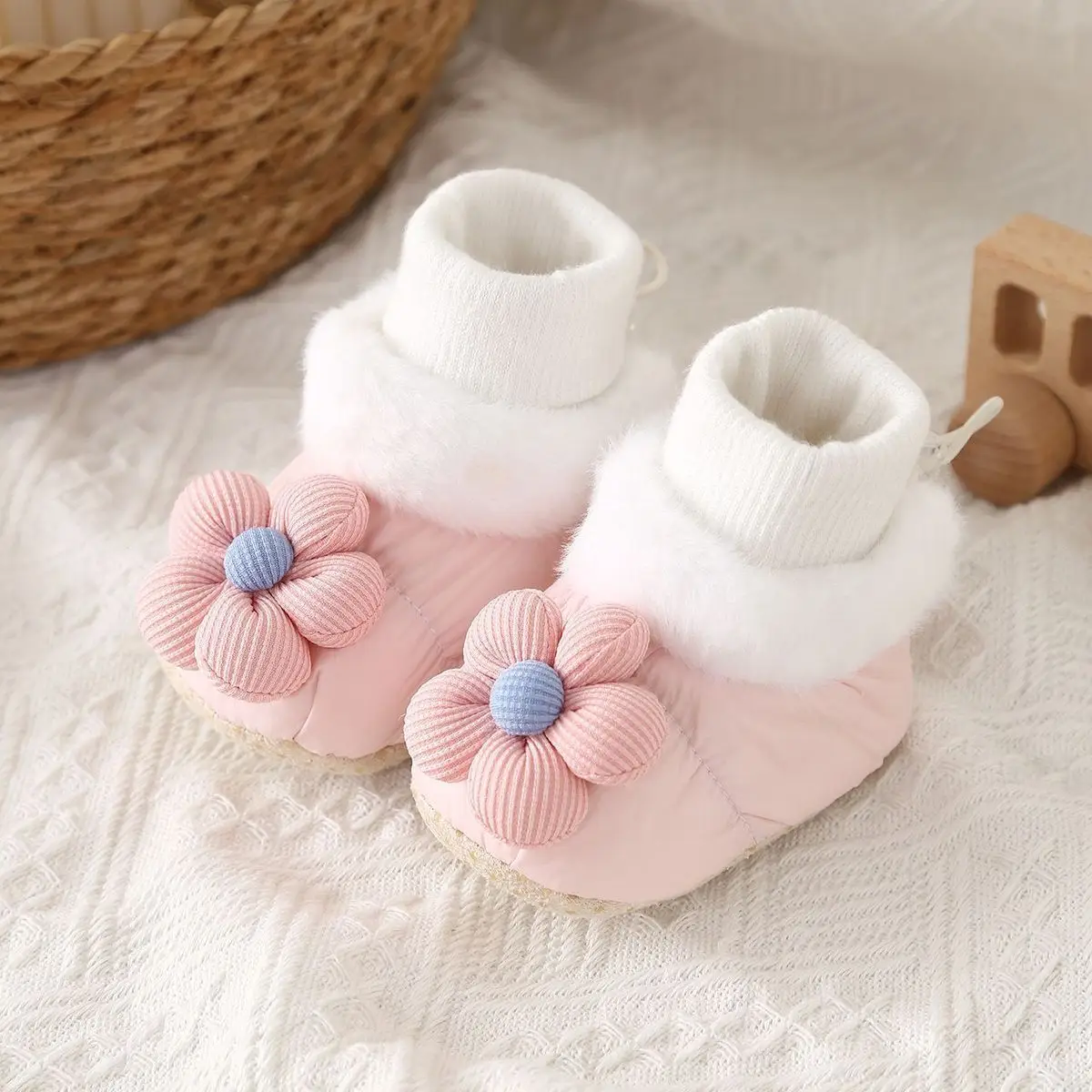 Pink Cartoon Baby Shoes for 0-3 Years — feature 5
