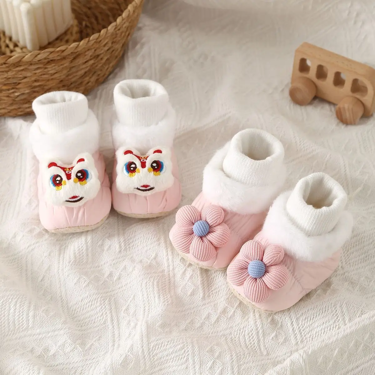 Pink Cartoon Baby Shoes for 0-3 Years — feature 9