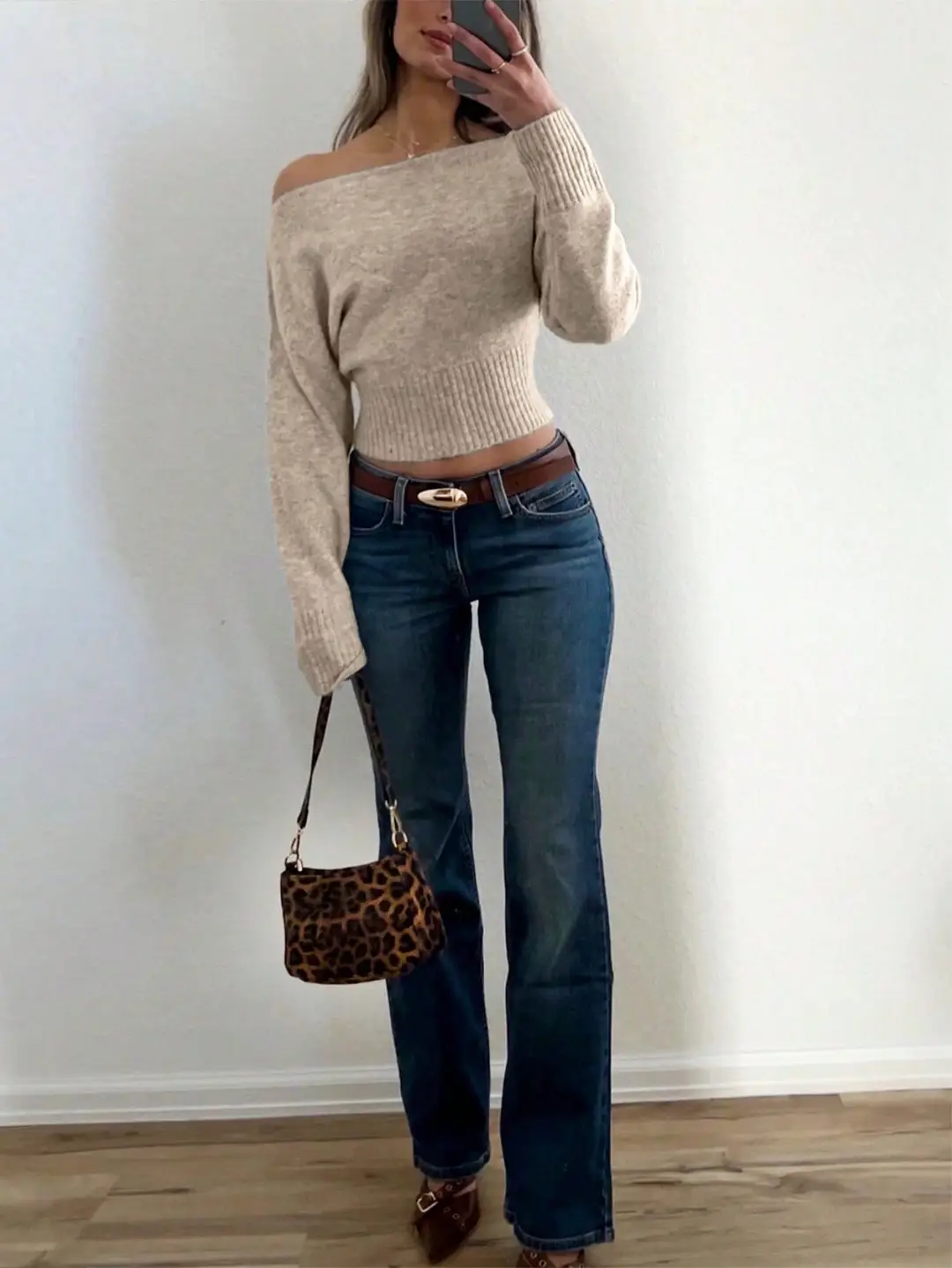 European and American Loose One-Shoulder Long-Sleeved Pullover Sweater for Women 2025 Autumn and Winter Lazy Style Knitted Top — feature 18