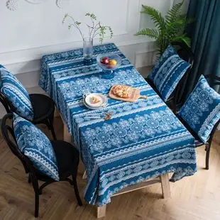 Vintage American-Style Crochet Round Tablecloth Pastoral Knit Hollow Artistic Coffee Table Cover Photography Background Cloth — feature 8