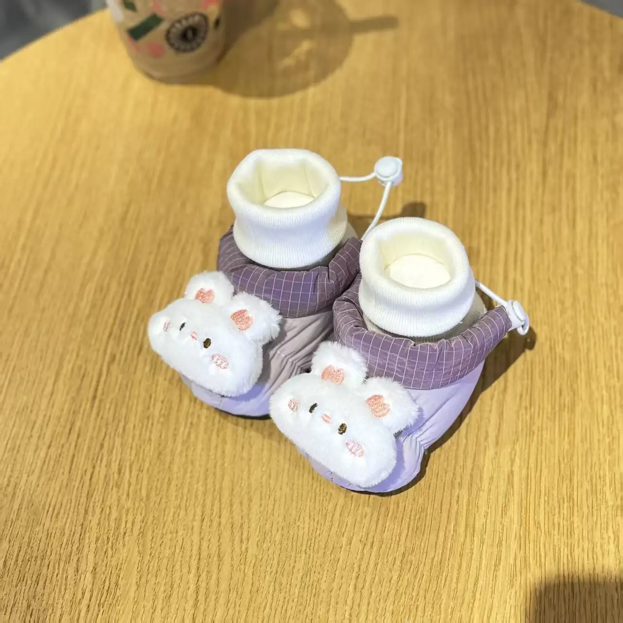 Baby Fleece Lined Rabbit Step Shoes 6-12M