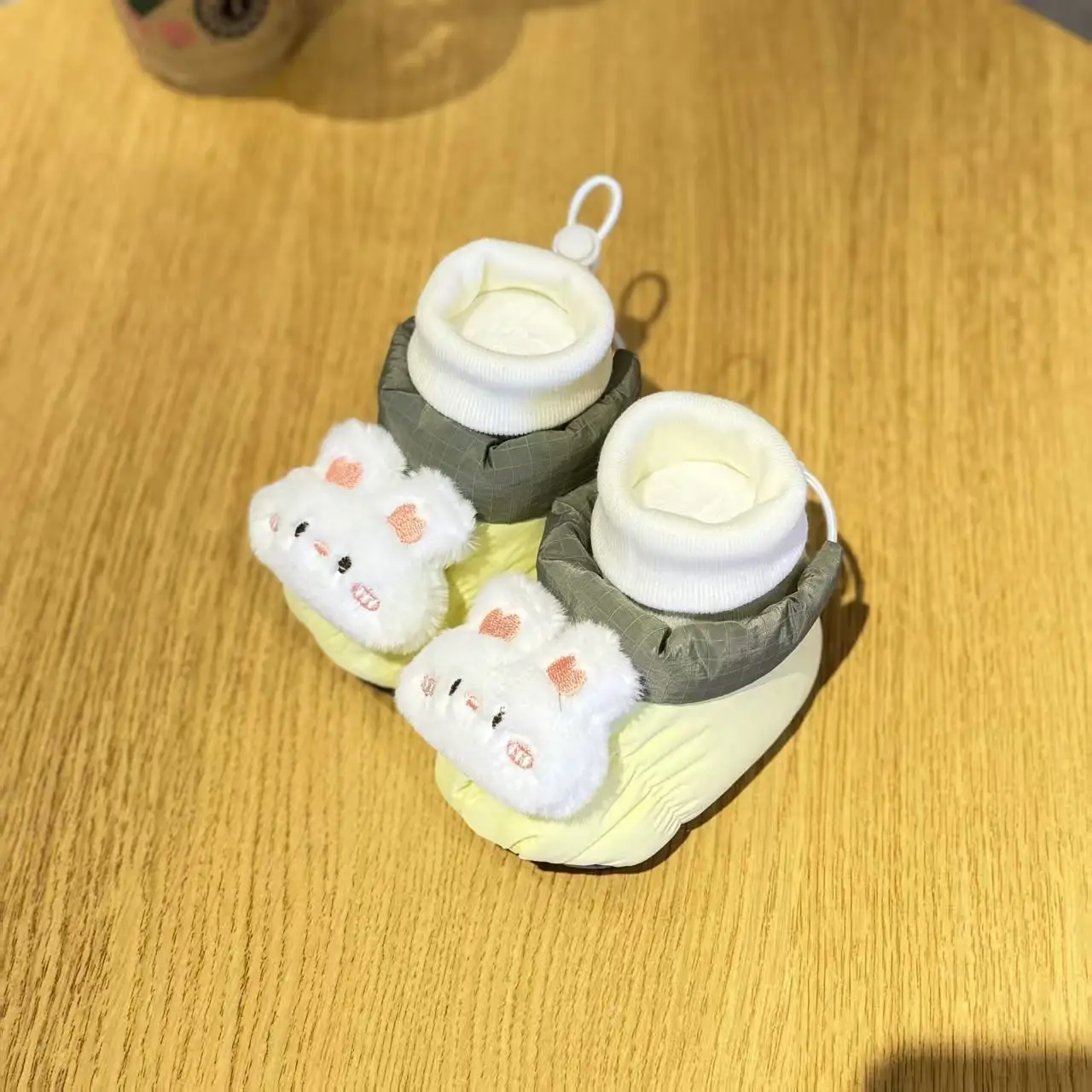 Baby Fleece Lined Rabbit Step Shoes 6-12M