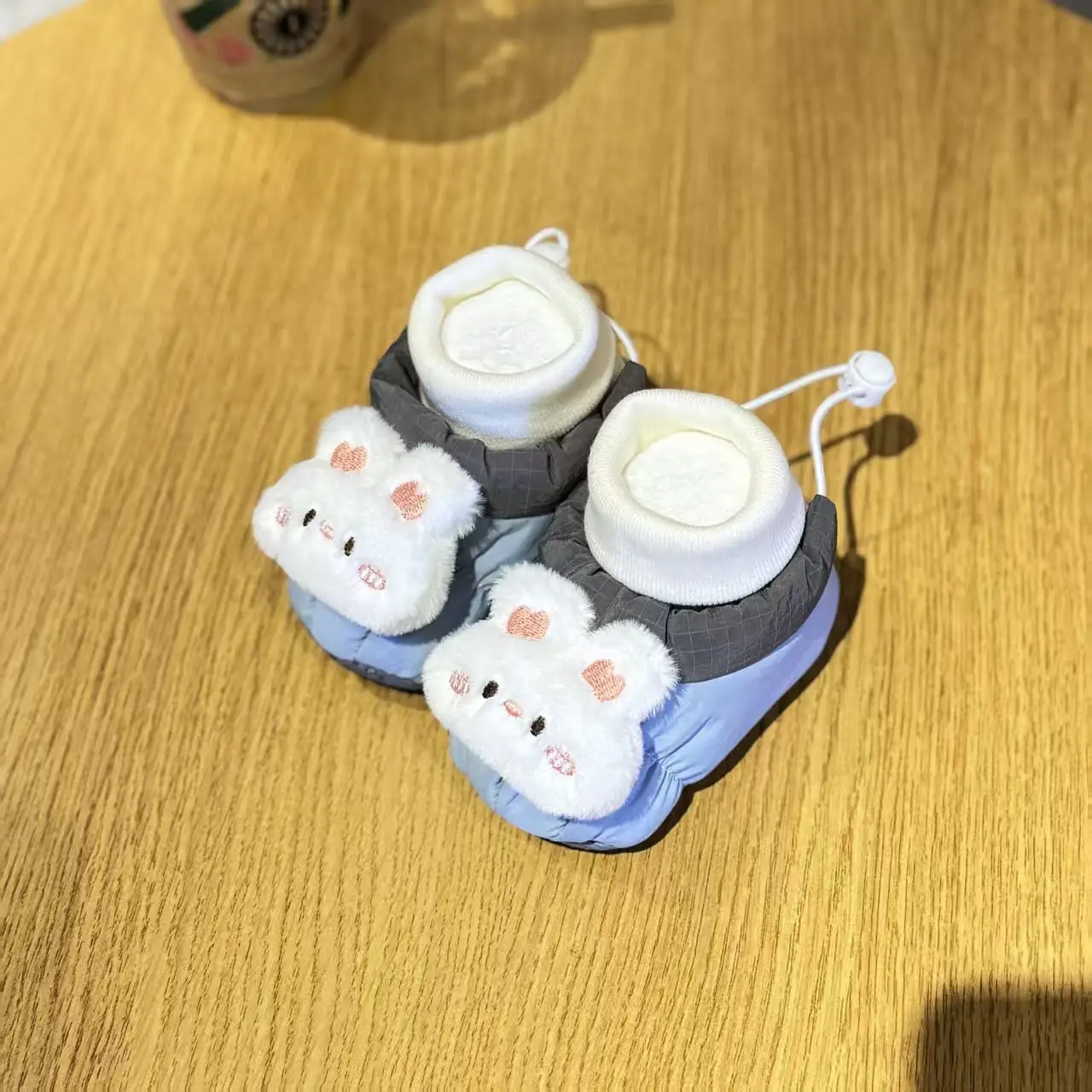 Baby Fleece Lined Rabbit Step Shoes 6-12M