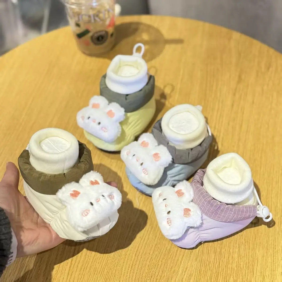 Baby Fleece Lined Rabbit Step Shoes 6-12M — feature 11