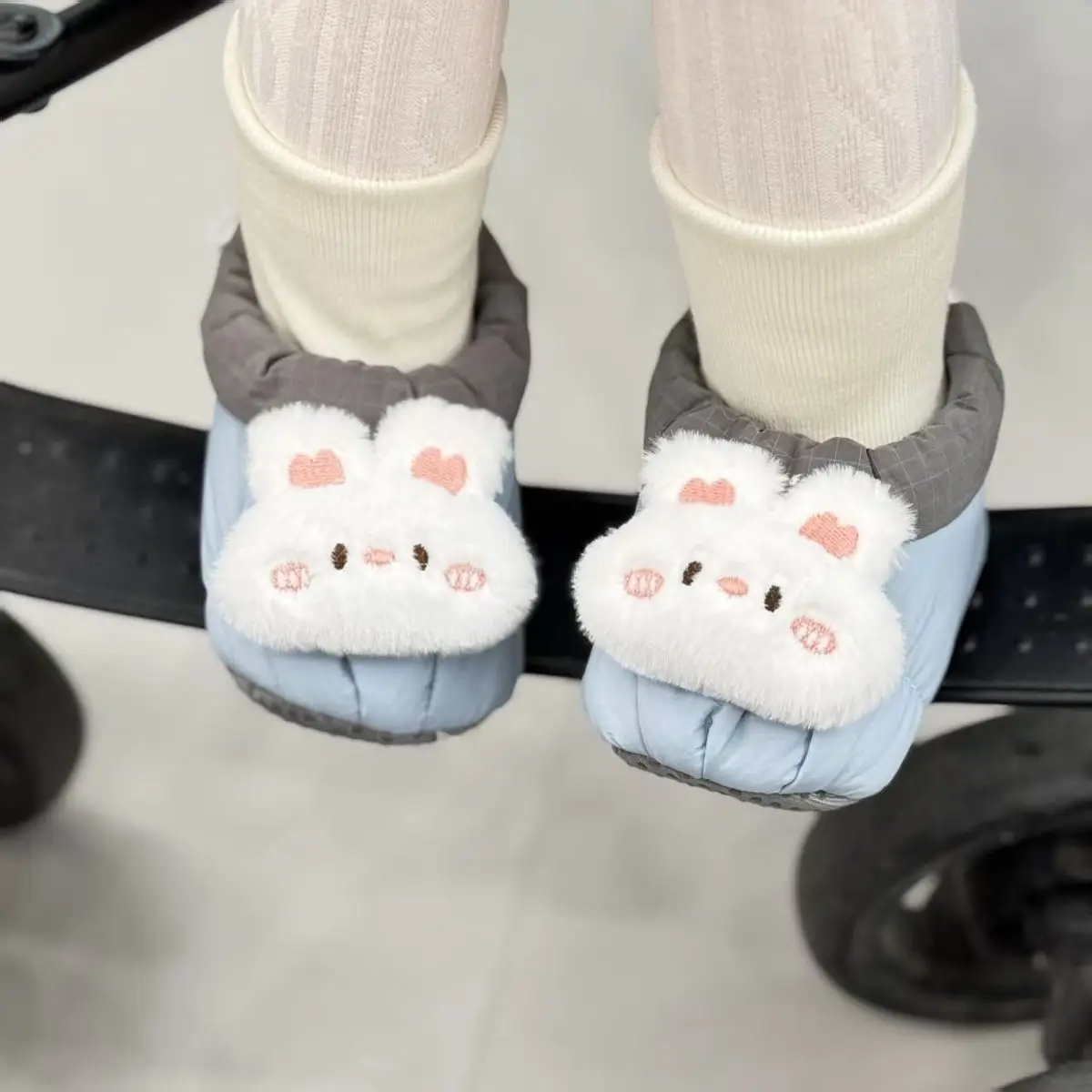 Baby Fleece Lined Rabbit Step Shoes 6-12M — feature 2
