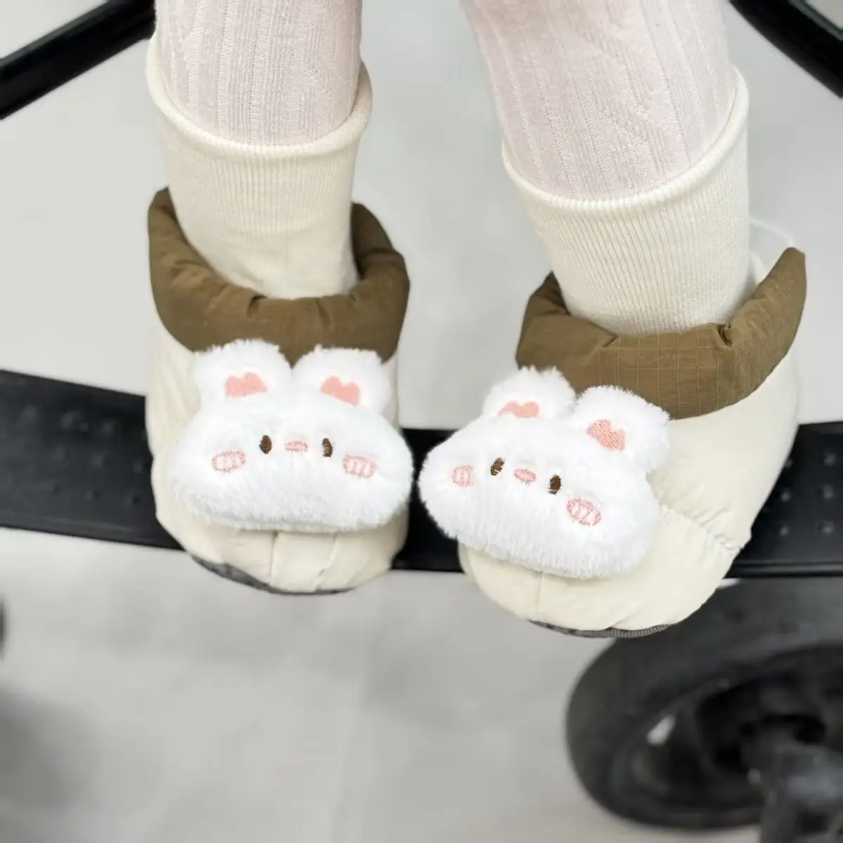 Baby Fleece Lined Rabbit Step Shoes 6-12M — feature 4