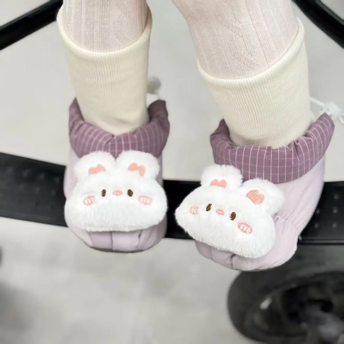 Baby Fleece Lined Rabbit Step Shoes 6-12M — feature 5