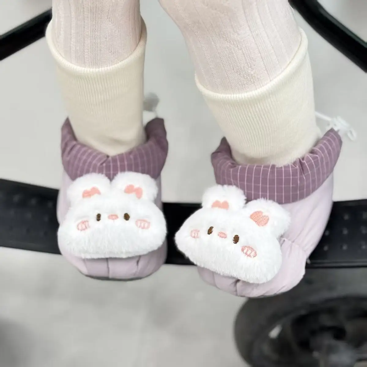 Baby Fleece Lined Rabbit Step Shoes 6-12M — feature 7