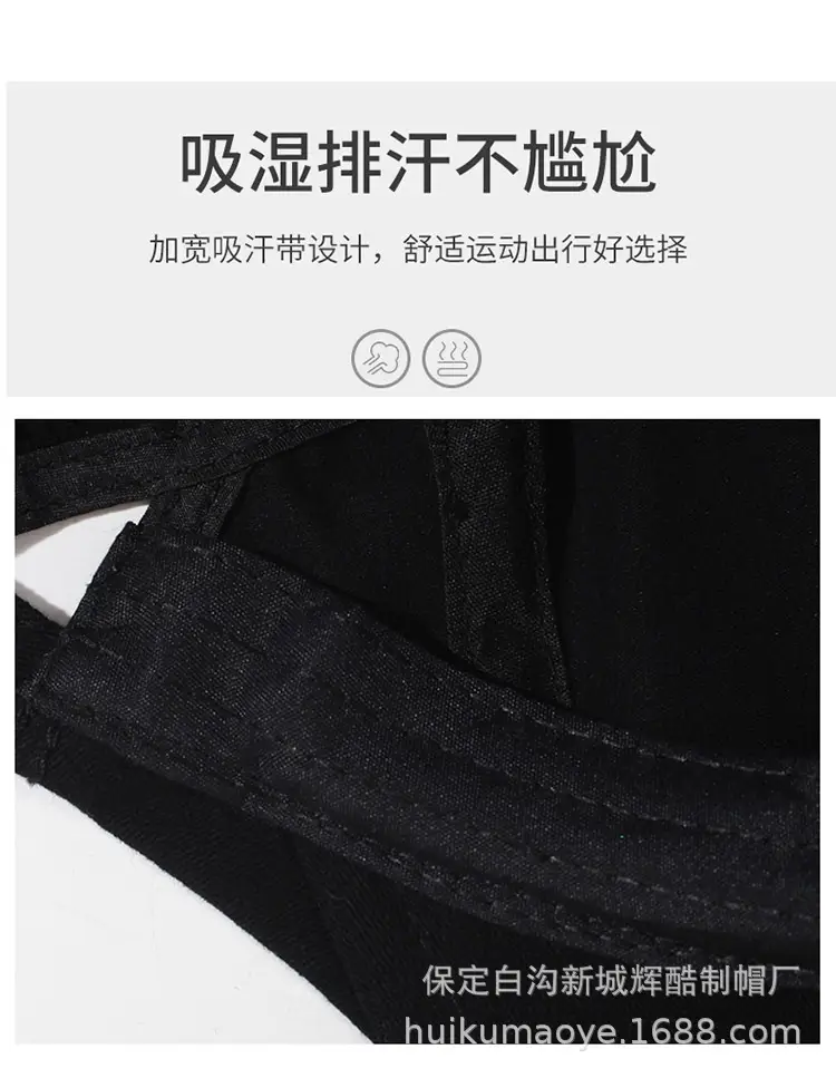 Men Navy Blue Beret Hat with Adjustable Strap — feature 3