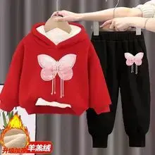 Children's Fleece Long Sleeve New Year Greetings Sweatshirt — feature 17