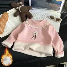 Children's Fleece Long Sleeve New Year Greetings Sweatshirt — feature 33