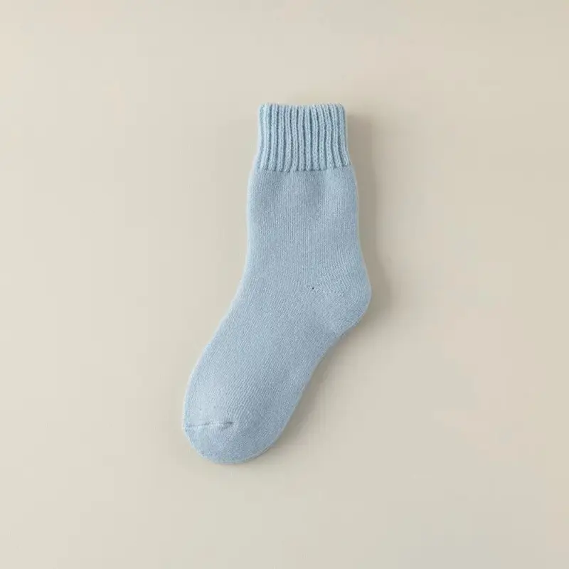 Zhuji Sleep Light Warm Winter Maternity Socks Versatile Thick Long Socks for Women Winter Thickened Fleece Cold-Resistant Mid-Calf Socks