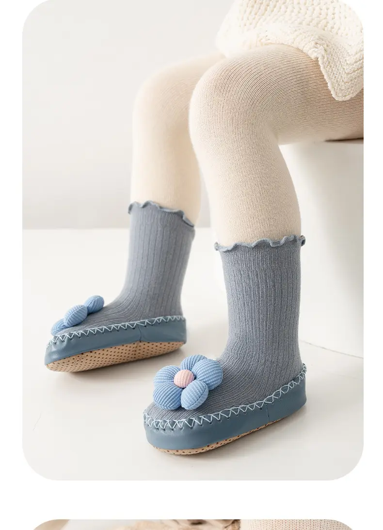 Cute Floral Warm Baby Socks for Boys Girls — feature 12