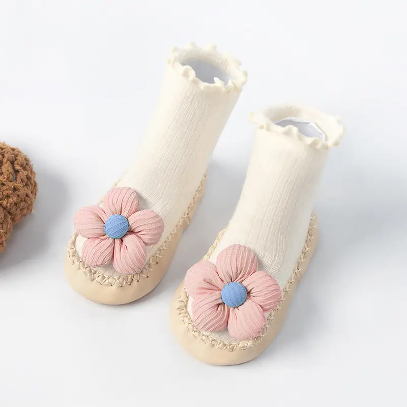 Cute Floral Warm Baby Socks for Boys Girls