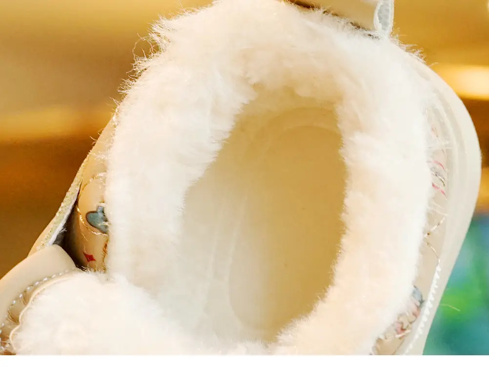 Winter Fleece Lined Toddler Shoes 1-2Yr Non-Slip Warm — feature 1