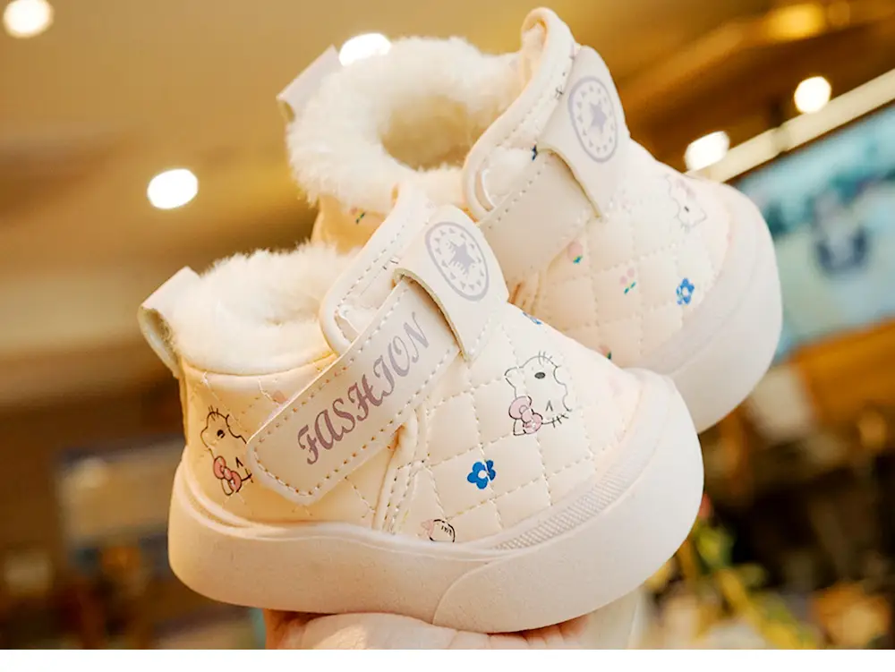 Winter Fleece Lined Toddler Shoes 1-2Yr Non-Slip Warm — feature 6