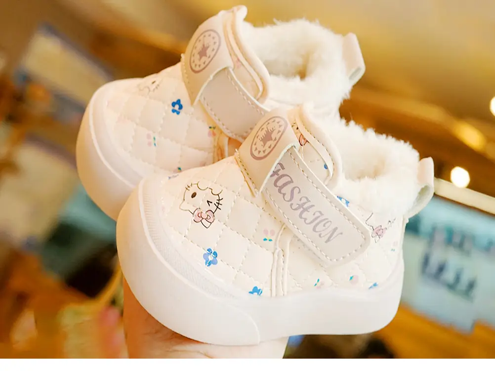 Winter Fleece Lined Toddler Shoes 1-2Yr Non-Slip Warm — feature 7