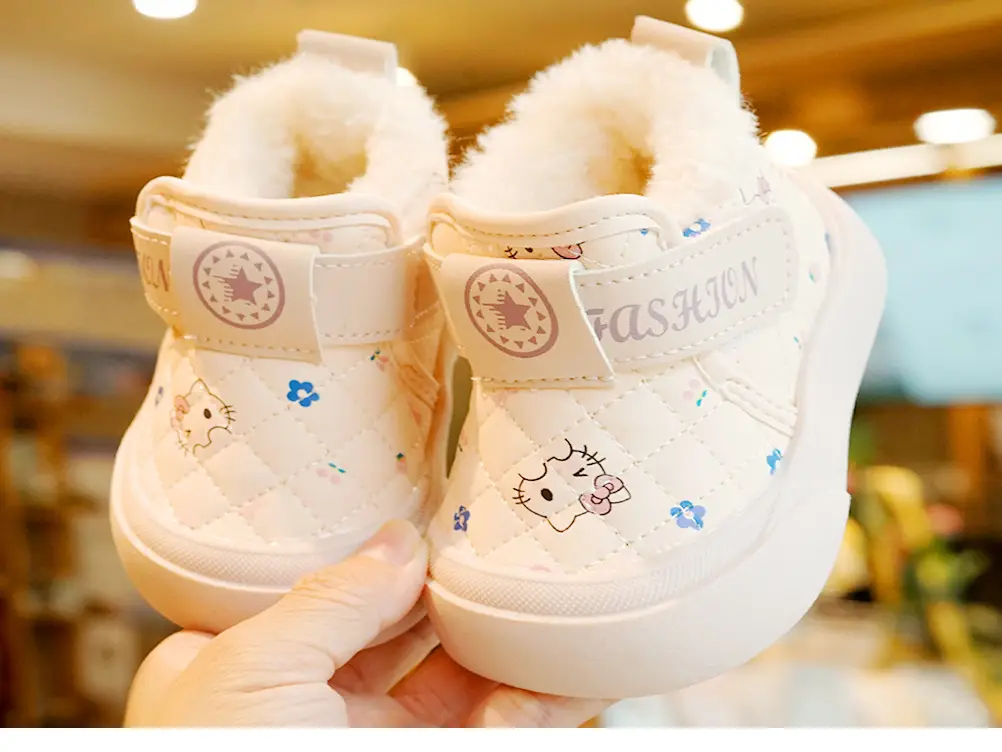 Winter Fleece Lined Toddler Shoes 1-2Yr Non-Slip Warm — feature 8